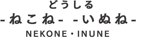 どうしる -ねこね- -いぬね- NEKONE・INUNE